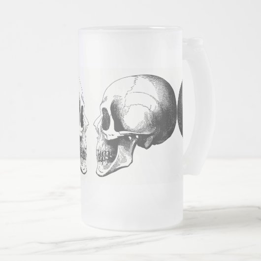 Mok van 16 oz bevroren glas (Voorkant rechts)