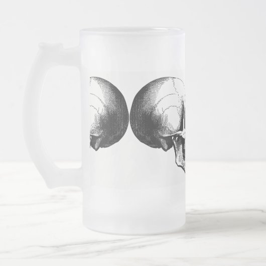 Mok van 16 oz bevroren glas (Links)
