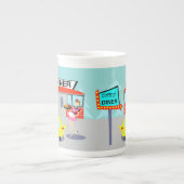 Mok van 1950's Diner Bone China (Voorkant)