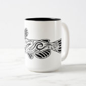 Mok van abstracte vangsten (Voorkant rechts)