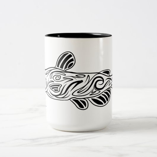 Mok van abstracte vangsten (Center)