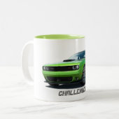 Mok van afgedankte koffie voor Challenger #1 (Voorkant links)