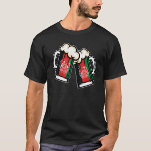 Mok van Afghanistan Flag Beer Cool Afghan Beer T-shirt
