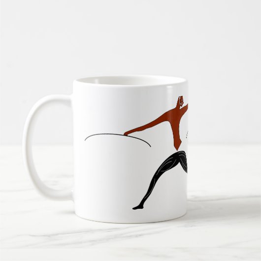 Mok van Afrikaanse Warrior - ouder Man (Links)