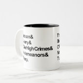 Mok van afspeelkoffie (Voorkant links)