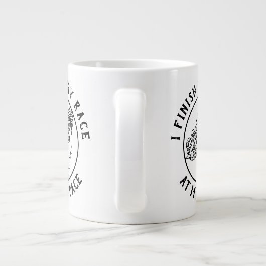 Mok van afwerking van kant (Achterkant)