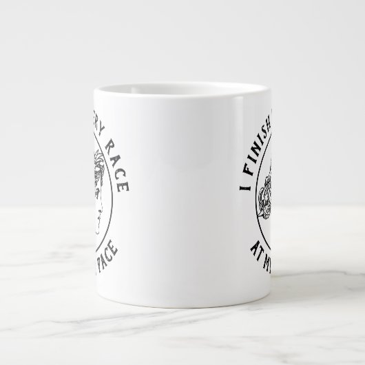 Mok van afwerking van kant (Voorkant)