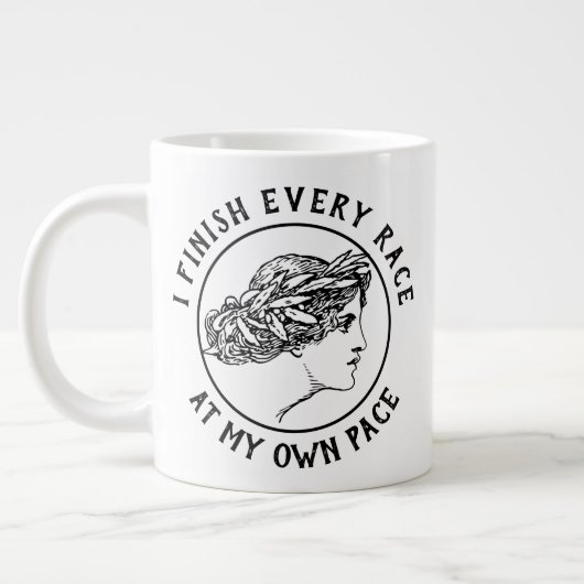 Mok van afwerking van kant (Links)