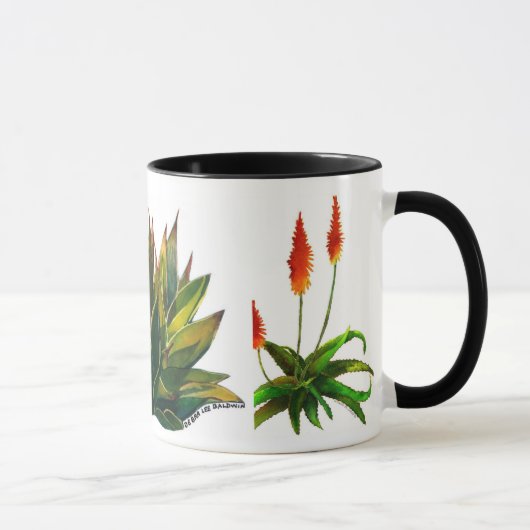 Mok van Agave en aloes koffie (Rechts)