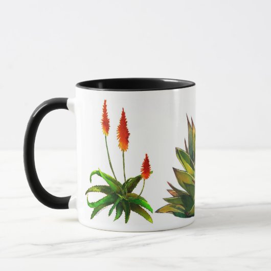Mok van Agave en aloes koffie (Links)
