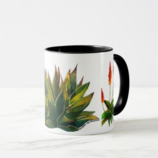 Mok van Agave en aloes koffie (Voorkant rechts)