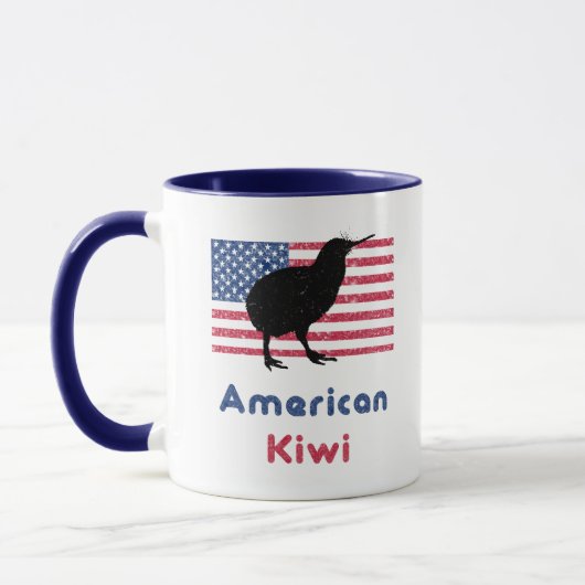 Mok van American Kiwi Coffee (Links)