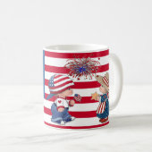 Mok van Amerikaanse jongens en meisjes (Voorkant rechts)