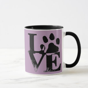 Mok van Animal Love Paw Print