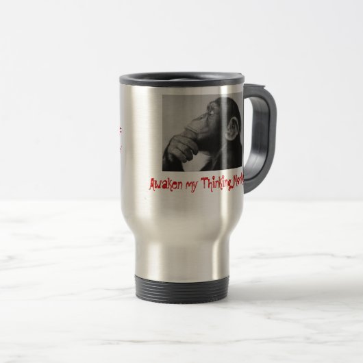 Mok van apen denken (Voorkant rechts)