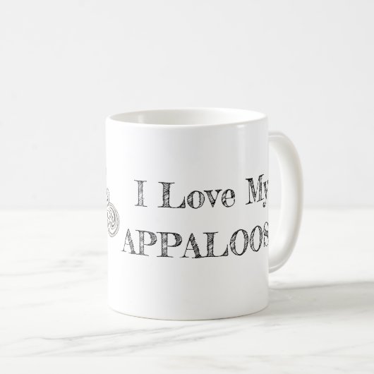 mok van appaloosa-paard (Voorkant rechts)