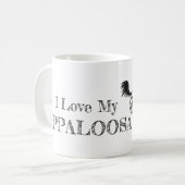 mok van appaloosa-paard (Voorkant links)