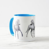 Mok van Arabische paarden (Voorkant links)