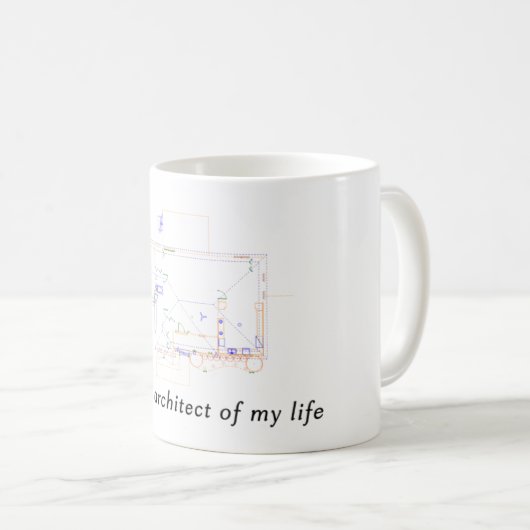 Mok van architect (Voorkant rechts)