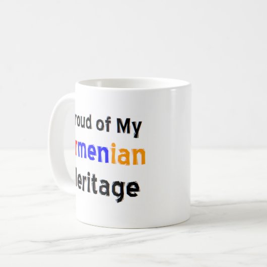 mok van armenisch erfgoed koffie (Voorkant links)