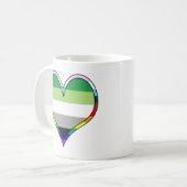 Mok van Aro Pride Heart Coffee (Voorkant links)