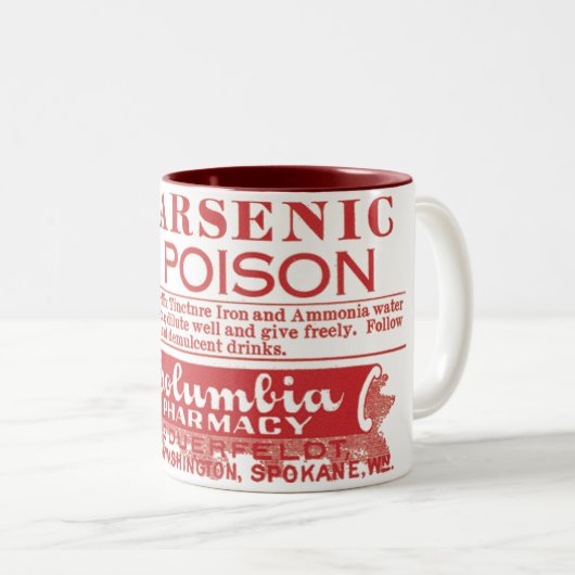 Mok van arseengif (Voorkant rechts)