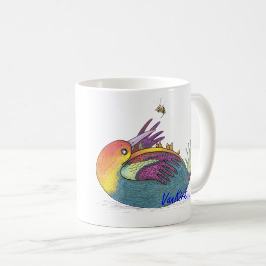 Mok van Artsy Bird en Bee (Voorkant rechts)