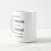 Mok van auteur of schrijver (Voorkant links)