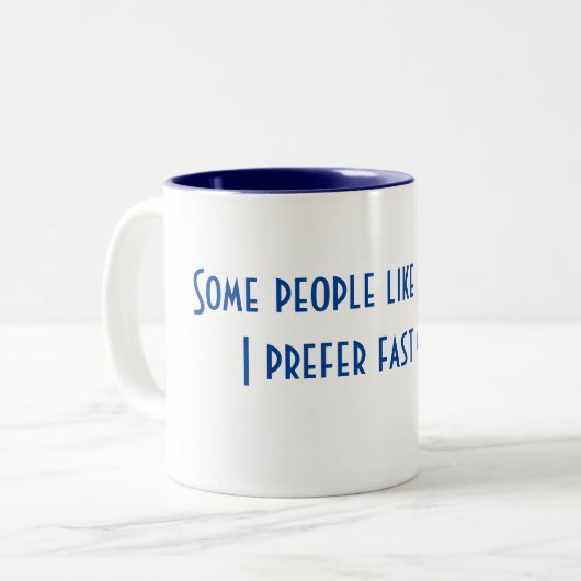 Mok van autoliefhebbers! (Voorkant links)