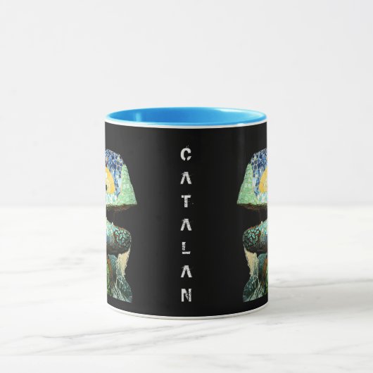 Mok van Barcelona, Spanje, Kunst, Gaudi - Lizard (Midden)