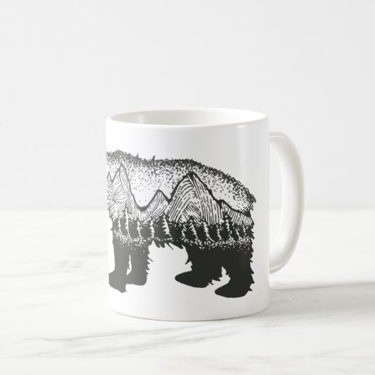 Mok van Beer in bergen (Voorkant rechts)