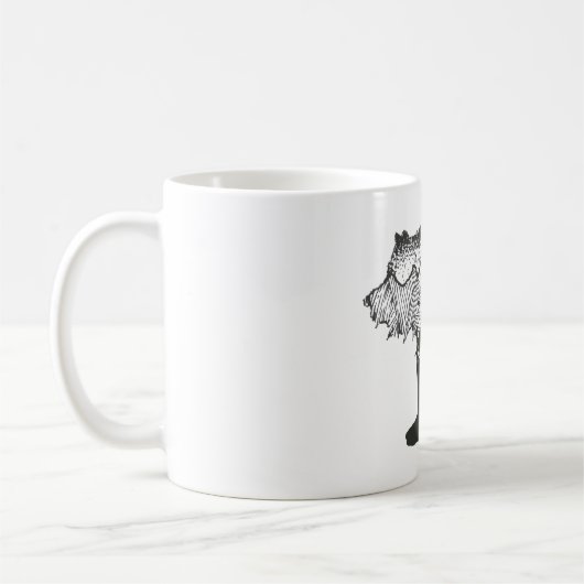 Mok van Beer in bergen (Links)