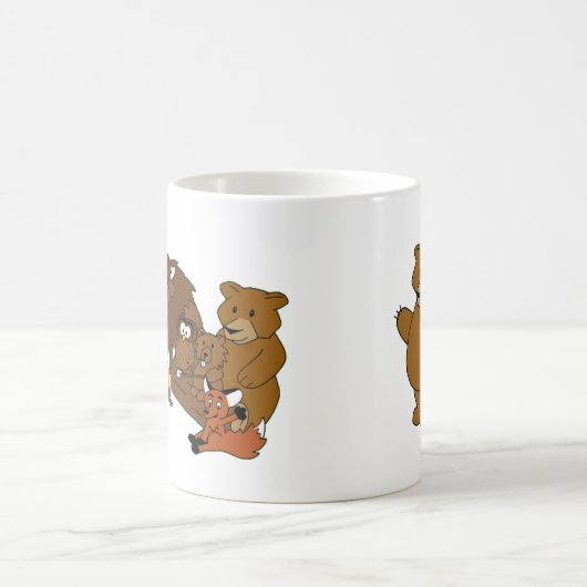 Mok van Beer met houtbadge (Center)