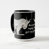 Mok van berggeit (Voorkant links)