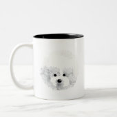 Mok van Bichon Frise dog Coffee (Links)
