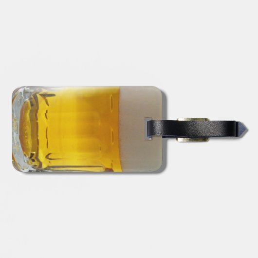 Mok van bier bagagelabel (Achterkant horizontaal)