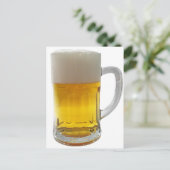 Mok van bier briefkaart (Staand voorkant)