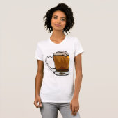 Mok van bier Caricature T-shirt (Voorkant volledig)