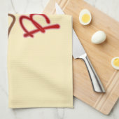 Mok van bier en keukenhanddoek voor schuim (Quarter Fold)