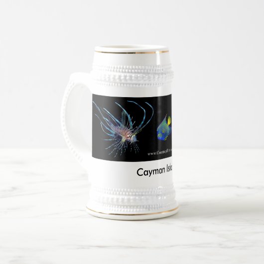 Mok van bier, Kaaimaneilanden (Voorkant links)