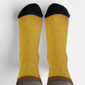 Mok van bier met bubbels en schuim sokken (Top)