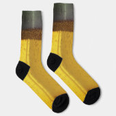 Mok van bier met bubbels en schuim sokken (Rechts)