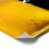 Mok van bier Panoramisch Poster Afdrukken (Hoek)