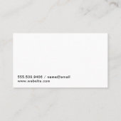 Mok van bier | tarwe | restaurantbrouwerij visitekaartje (Achterkant)