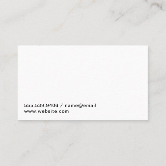 Mok van bier | tarwe | restaurantbrouwerij visitekaartje (Achterkant)