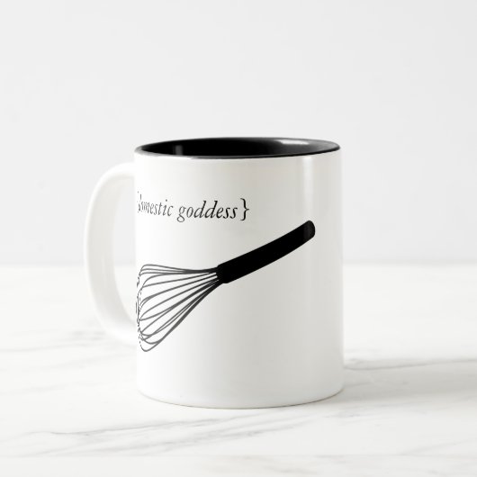 Mok van binnenlandse godin-koffie (Voorkant links)