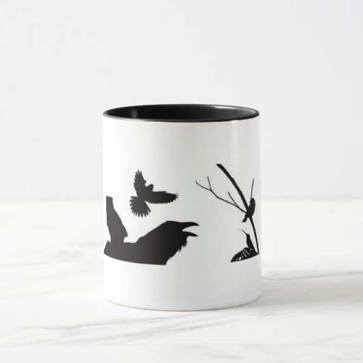 Mok van Bird Silhouette (Midden)