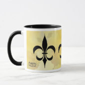 Mok van Black Gold Fleur-de-lis (Links)