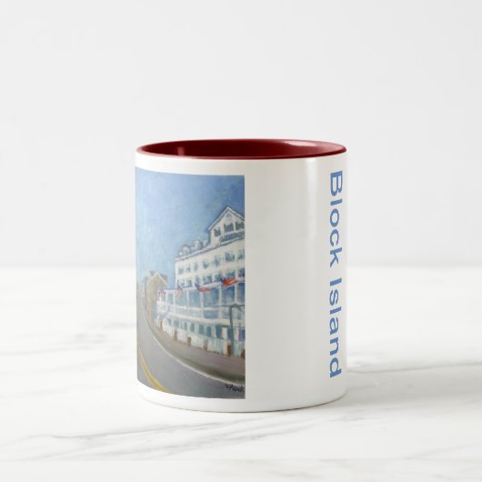 Mok van Block Island - Intering Old Harbour (Center)