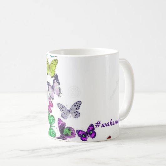 Mok van botervliegkoffie (Voorkant rechts)